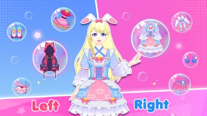 Left or Right: Anime Fashion スクリーンショット