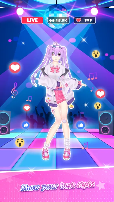 Left or Right: Anime Fashion スクリーンショット