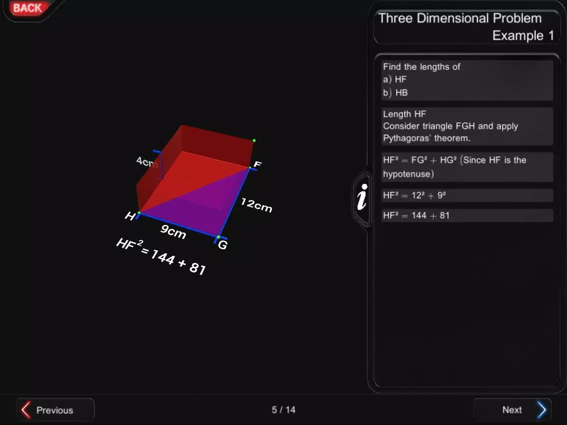 Interactive GCSE Mathematics 5 iPad  Screenshots