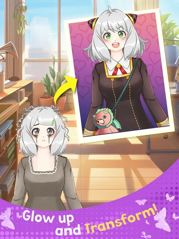 Merge makeover: Anime makeup iPad  स्क्रीनशॉट