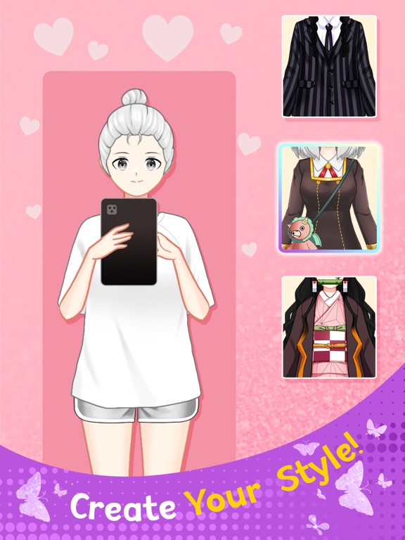 Captures d'écran de Merge makeover: Anime makeup iPad 