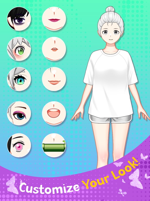 Captures d'écran de Merge makeover: Anime makeup iPad 
