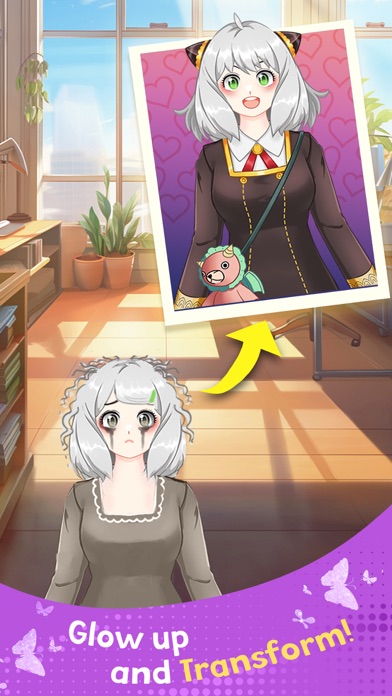 Captures d'écran de Merge makeover: Anime makeup