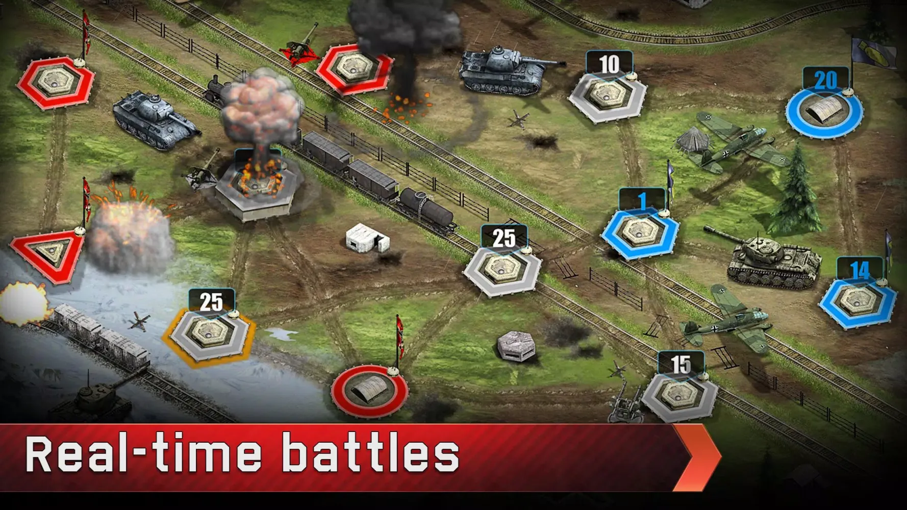 Capturas de tela do War Conflict
