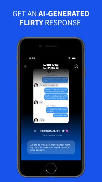 LoveLines - Dating Assistant سکرین شاٹس
