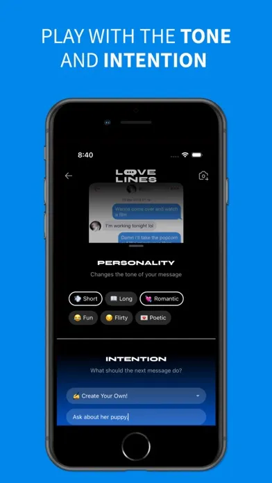 LoveLines - Dating Assistant سکرین شاٹس