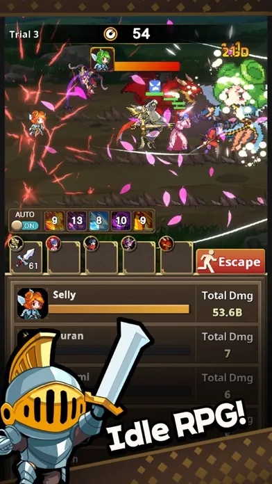 Ảnh chụp màn hình của Rush Knights : Idle RPG
