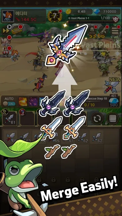 Ảnh chụp màn hình của Rush Knights : Idle RPG