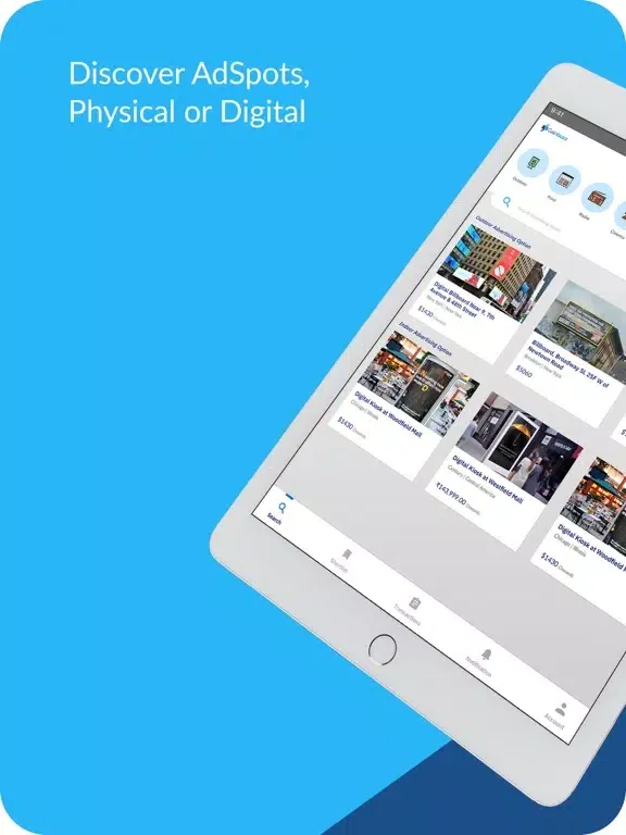 Capturas de pantalla de Gainbuzz for Advertisers iPad 
