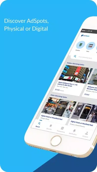 Capturas de pantalla de Gainbuzz for Advertisers