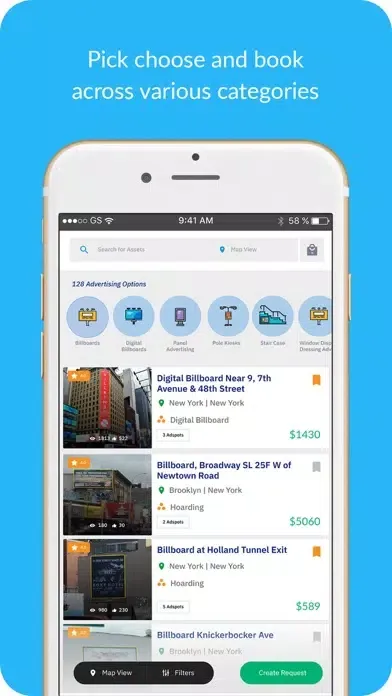 Capturas de pantalla de Gainbuzz for Advertisers