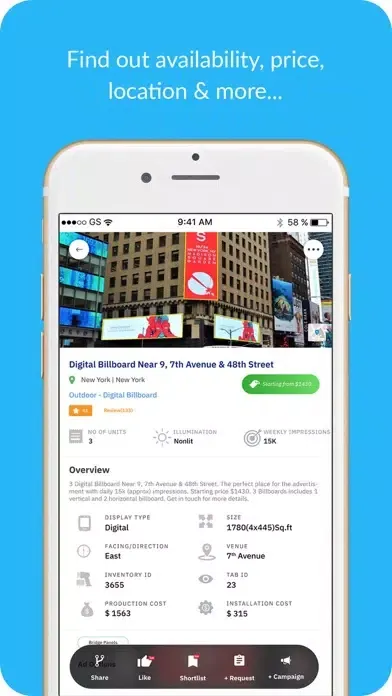 Capturas de pantalla de Gainbuzz for Advertisers