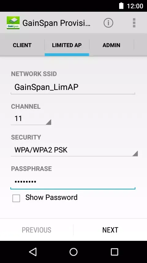 صور GainSpan Provisioning