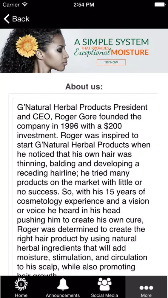 Capturas de pantalla de GNatural Herbal Products