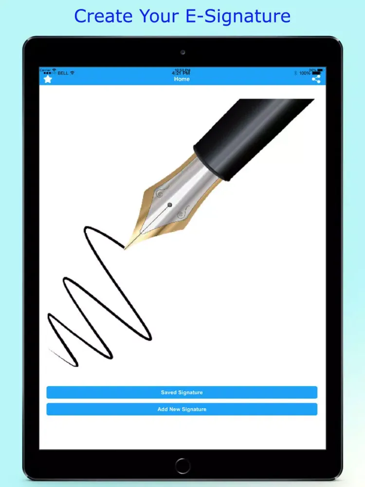 Скриншоты Easy E-Signature iPad 