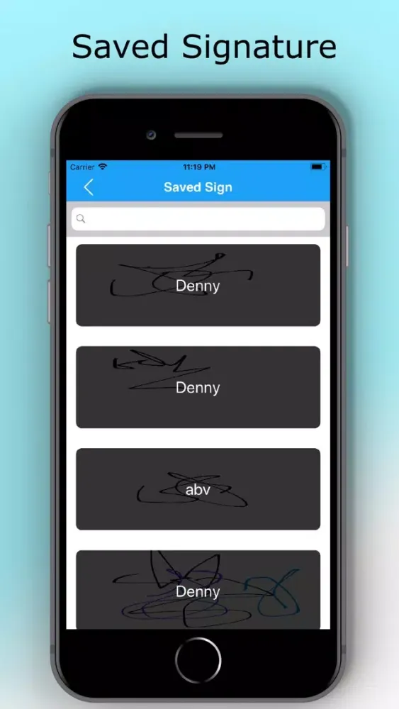 Скриншоты Easy E-Signature
