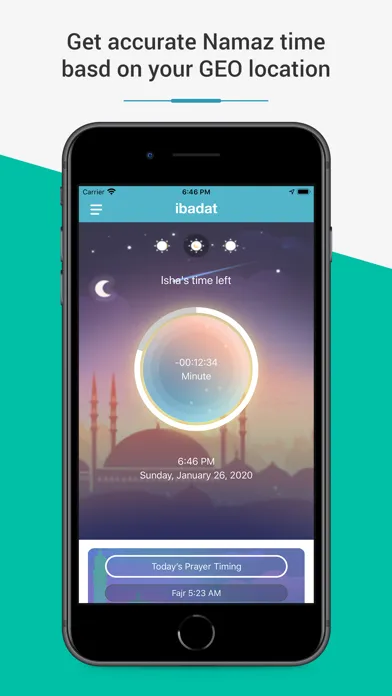 Ibadat- Islamic App سکرین شاٹس