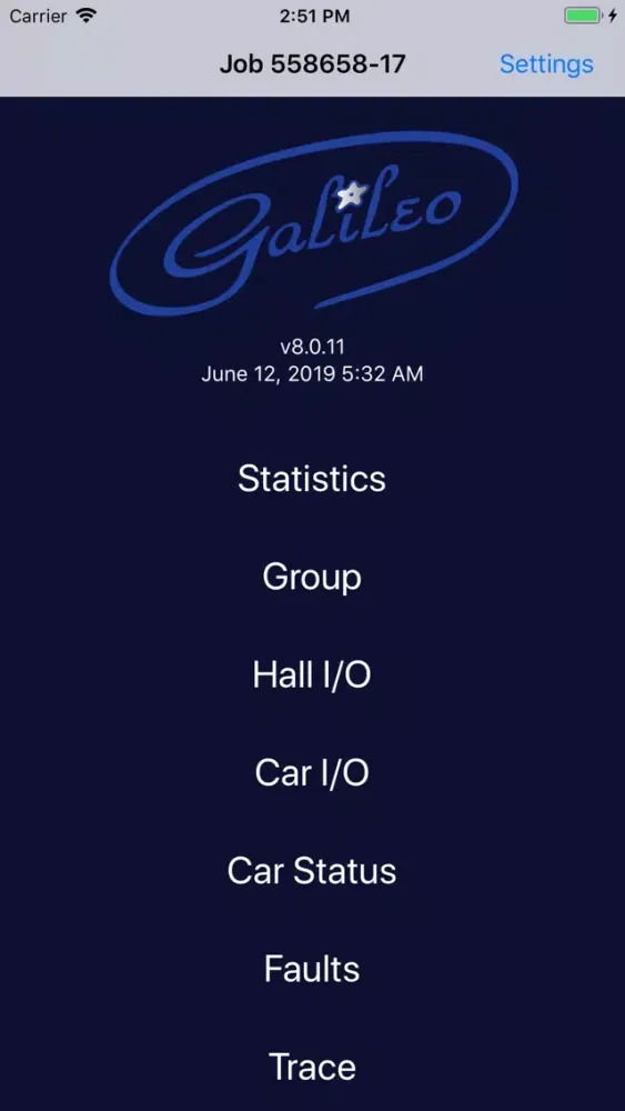 ภาพหน้าจอของ Galaxy eHydro