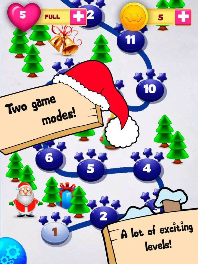 Capturas de pantalla de Bubble Shooter Christmas Balls iPad 