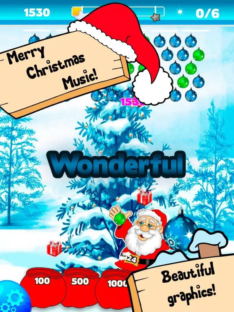 Capturas de pantalla de Bubble Shooter Christmas Balls iPad 