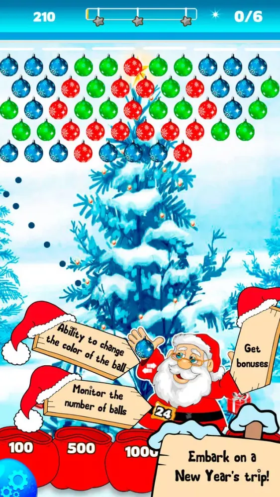 Capturas de pantalla de Bubble Shooter Christmas Balls