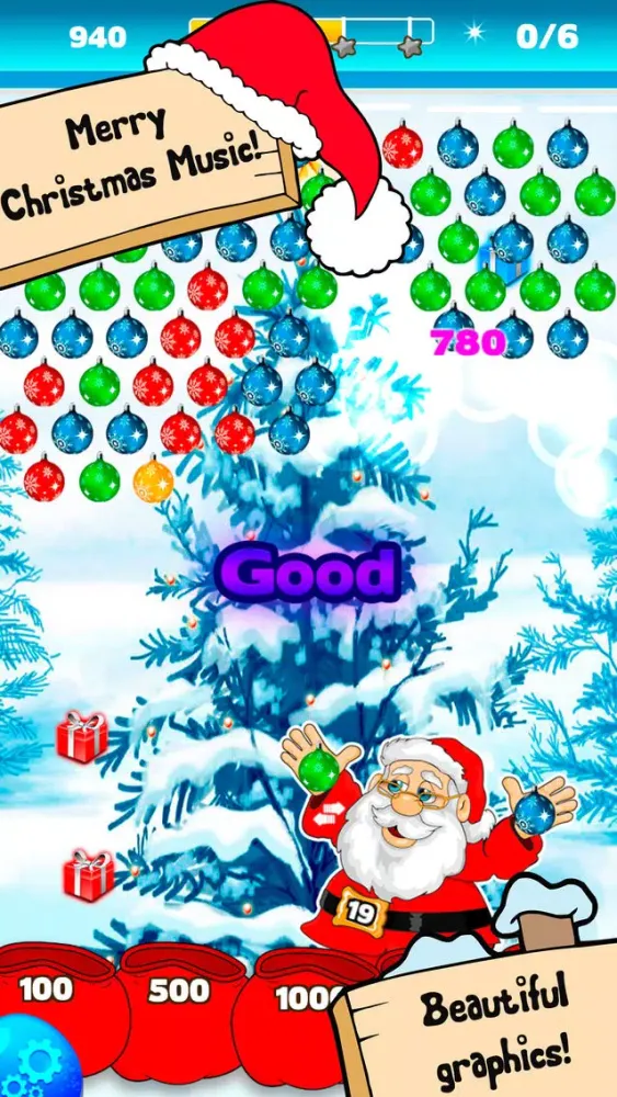 Capturas de pantalla de Bubble Shooter Christmas Balls