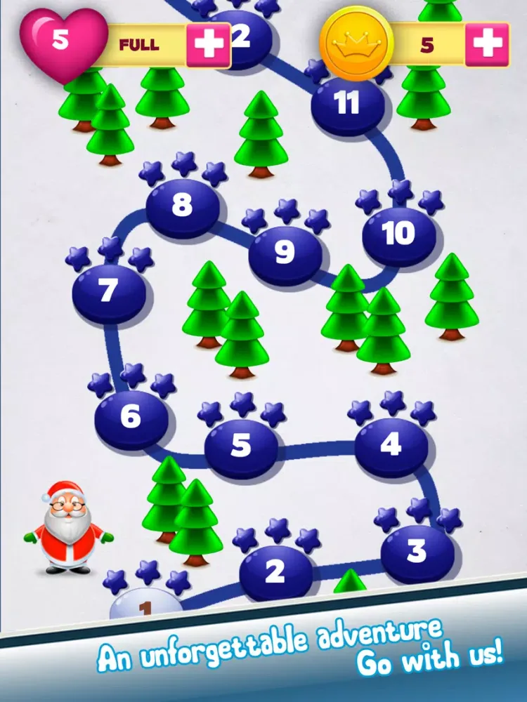 Bubble Shooter New Year - Winter holidays iPad  スクリーンショット
