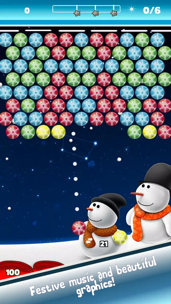 Bubble Shooter New Year - Winter holidays スクリーンショット