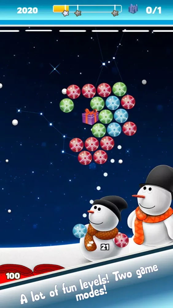 Bubble Shooter New Year - Winter holidays スクリーンショット