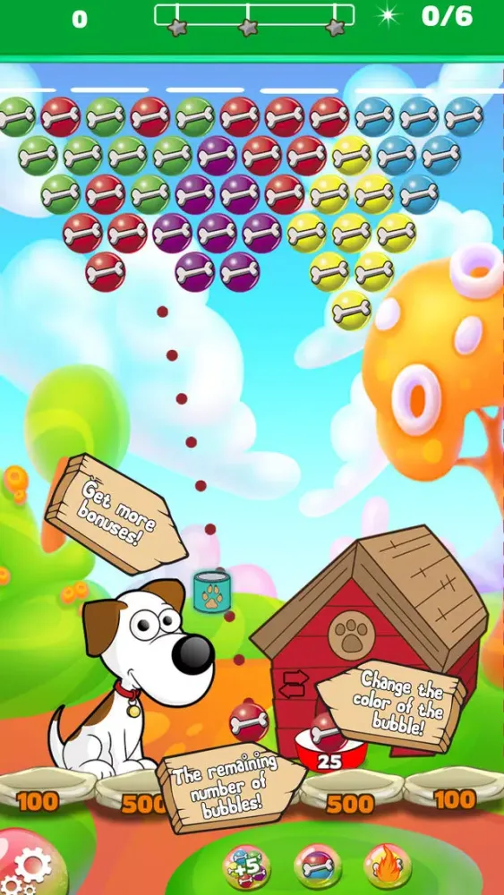 تصاویر Dog bone Bubble Shooter