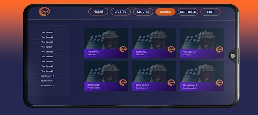 Скриншоты Gala IPTV
