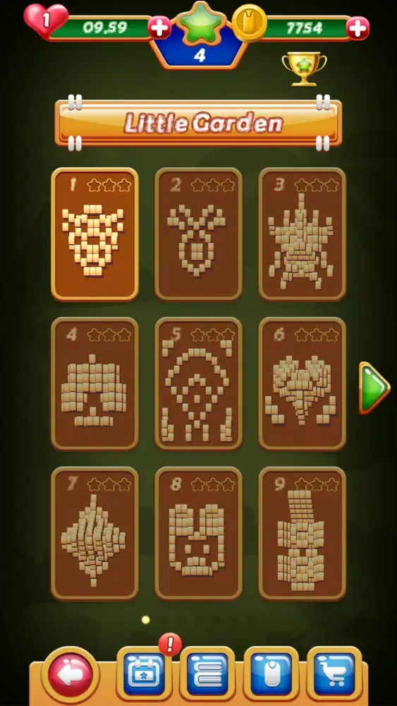 Capturas de tela do Mahjong Solitaire Classic