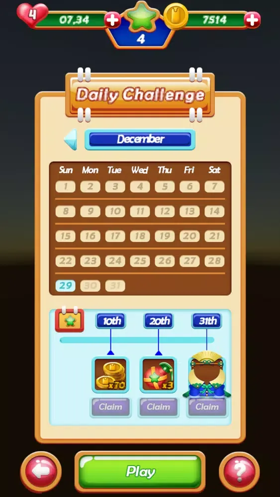 Capturas de tela do Mahjong Solitaire Classic