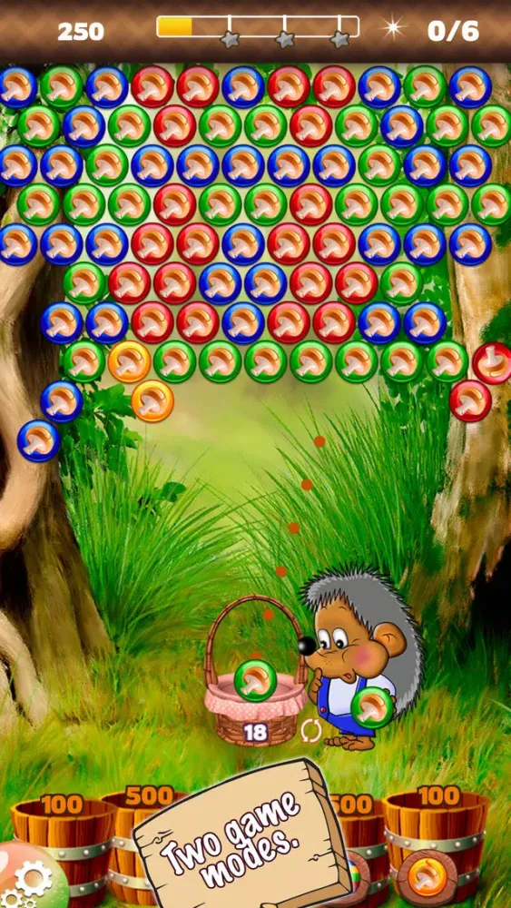 Ảnh chụp màn hình của Mushroom bubbles