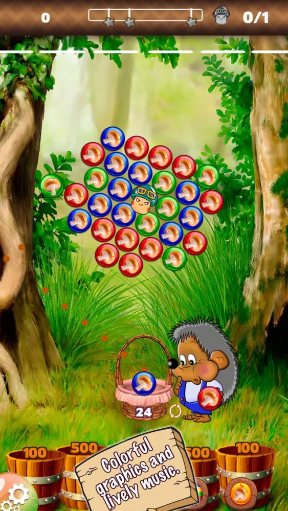 Ảnh chụp màn hình của Mushroom bubbles