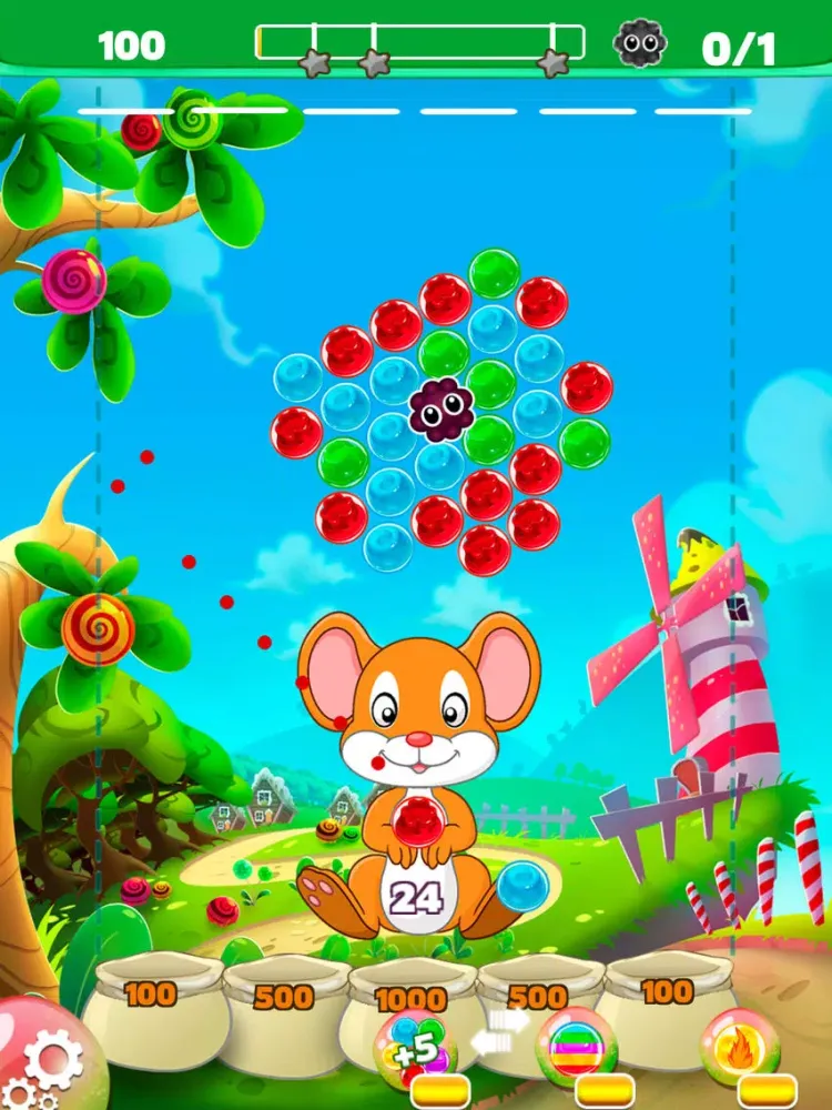 Capturas de pantalla de Tasty Jelly Bubble Shooter iPad 