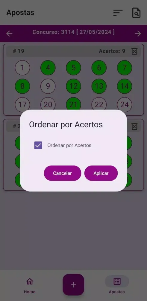 Simulador Loto Fácil Screenshots
