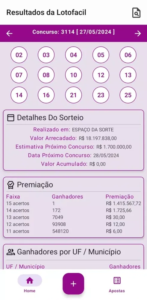 Simulador Loto Fácil Screenshots