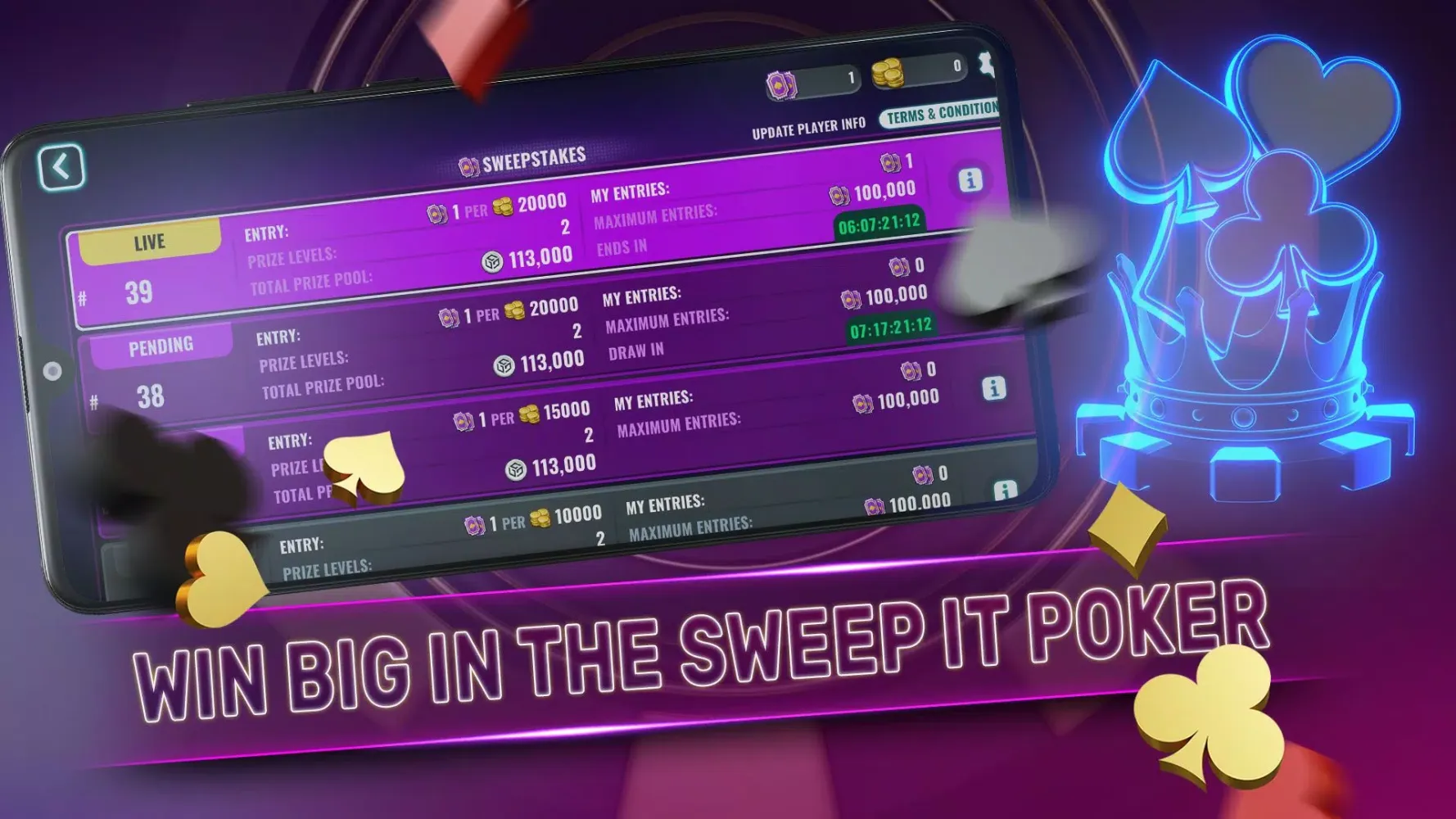 تصاویر Sweep It Poker