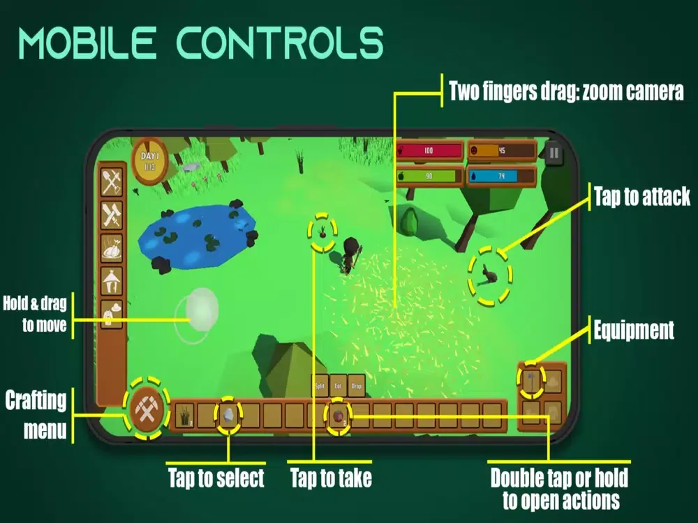 Survival: Wild Forest iPad  স্ক্রিনশট
