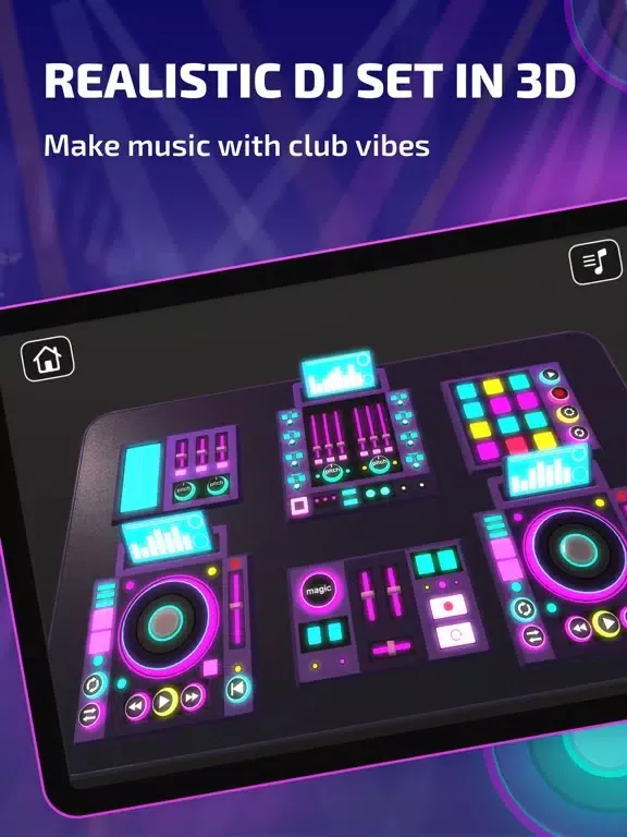 تصاویر Music Mixer 3D: DJ Sampler iPad 