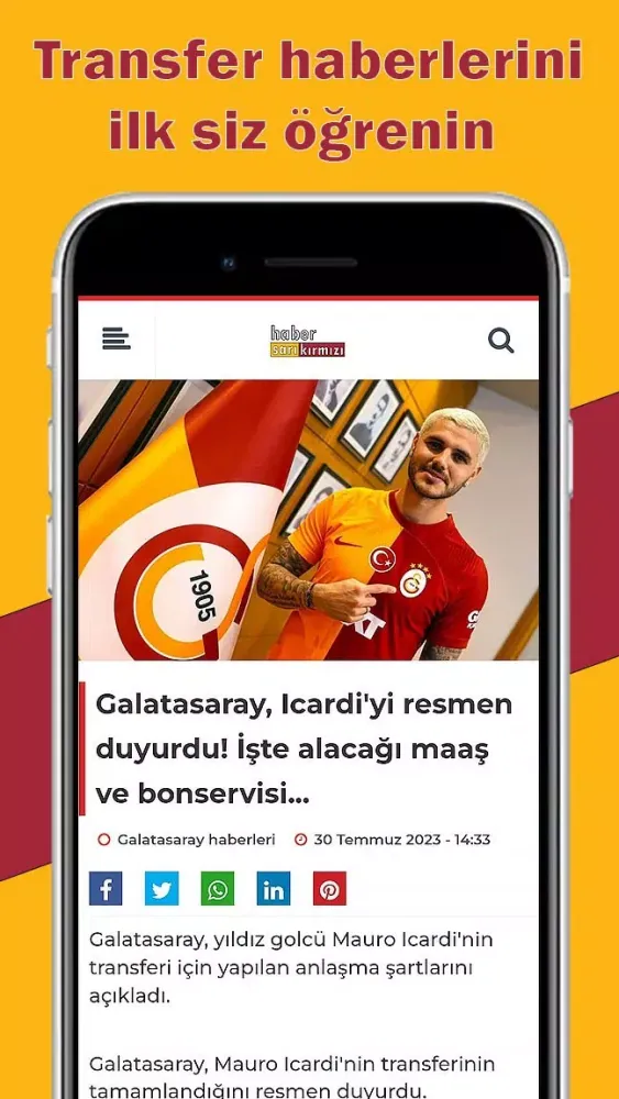 Haber Sarı Kırmızı应用截图