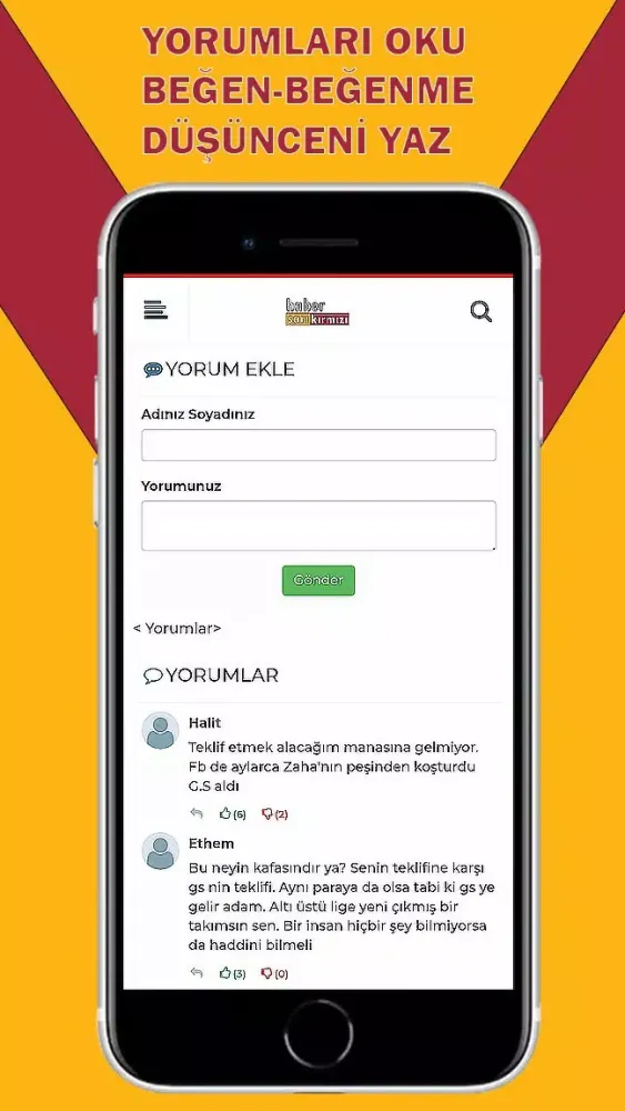 Haber Sarı Kırmızı应用截图