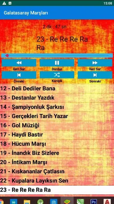 Galatasaray Marşları (İnternet Screenshots