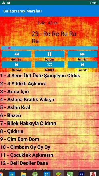 Galatasaray Marşları (İnternet Screenshots