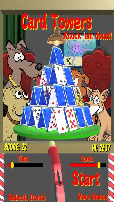 Captures d'écran de Card Towers Knock Them Down