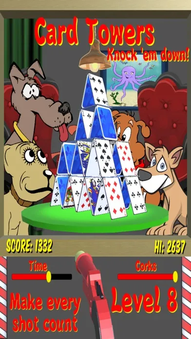 Captures d'écran de Card Towers Knock Them Down