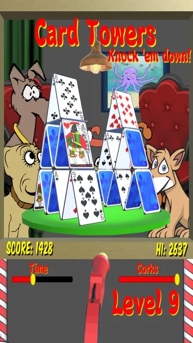 Captures d'écran de Card Towers Knock Them Down