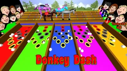 Ảnh chụp màn hình của Donkey Dash Derby