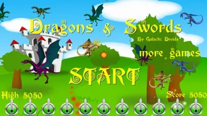 Tangkapan skrin Dragons and Swords